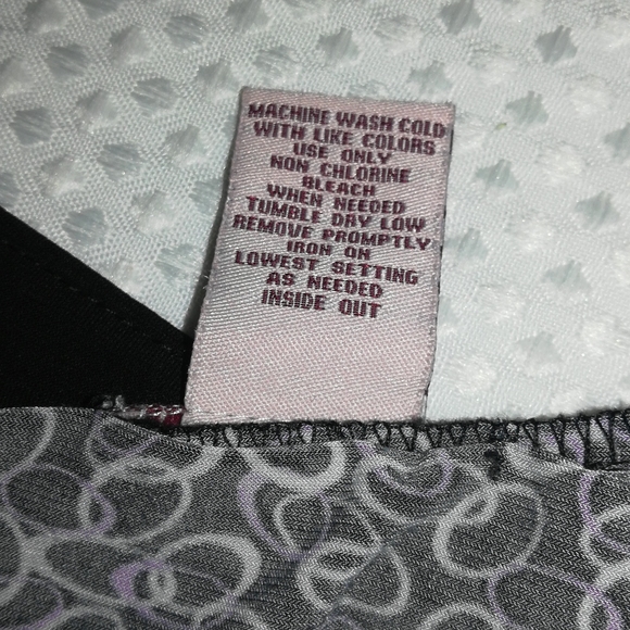 Six Degrees Braid Round Neck Multicolor Women Print Tops Size XL - Picture 15 of 16